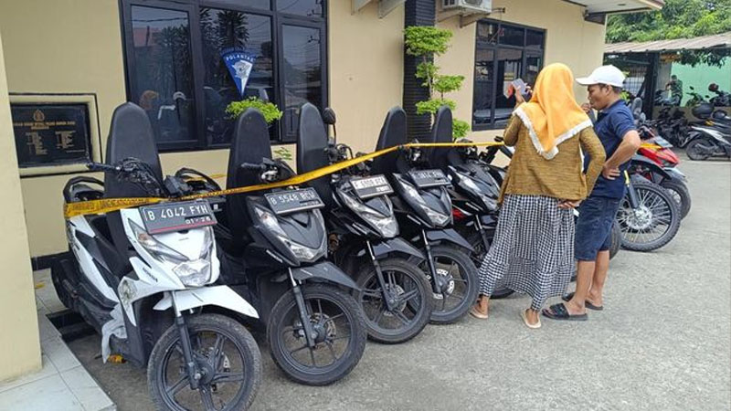 Gerebek Kontrakan Motor Curian di Bogor, Polisi Buru Pelaku